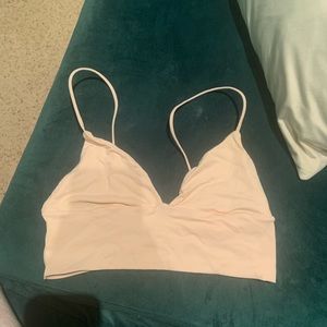 Super comfy, light pink sheer bralette
